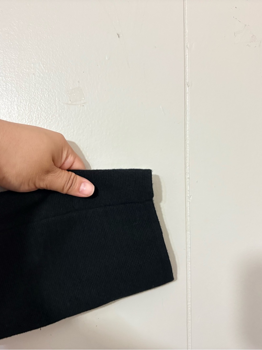 Quince 100% Organic Cotton Knit Blazer Black Size S Open Front - Picture 5 of 11